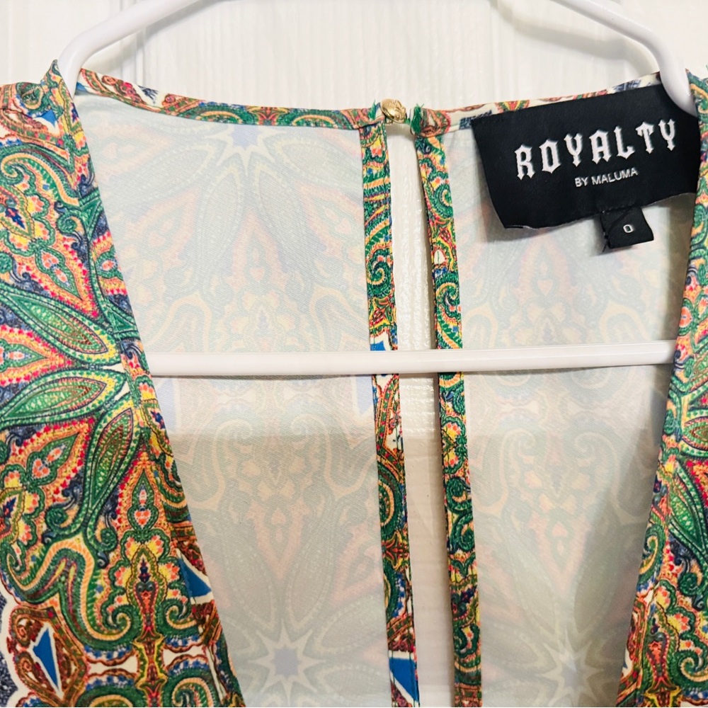 Royalty For Me Colorful Paisley Jumpsuit